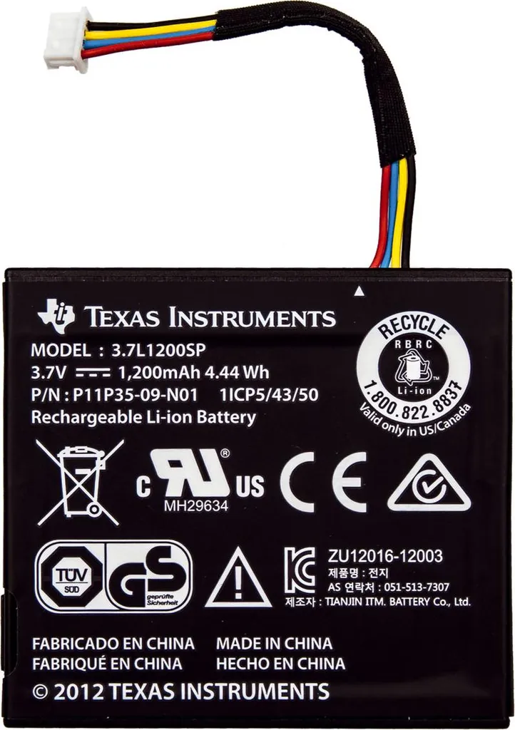 Batterie TI-Nspire Texas Instruments pour Calculatrice CX et Touchpad