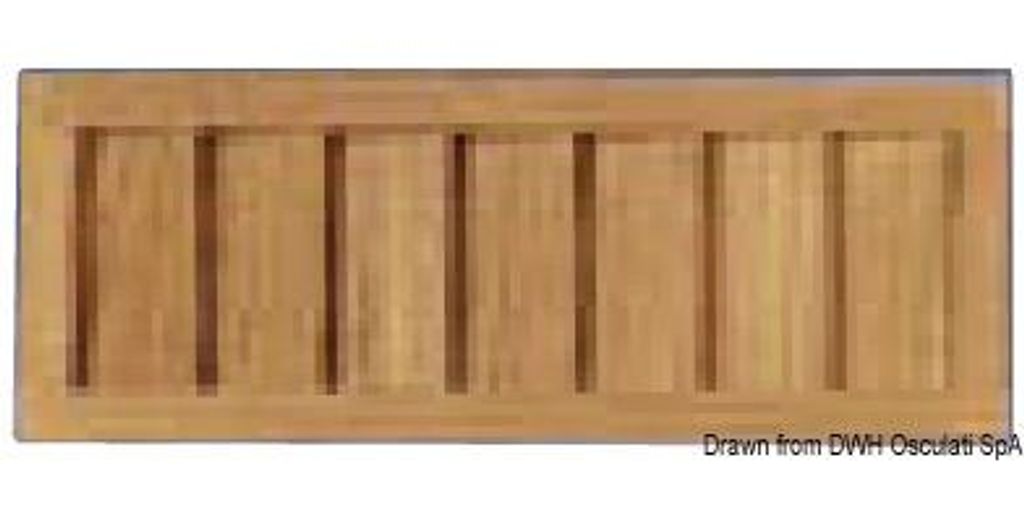 Luftgitter 128x350 mm - Osculati 71.303.10