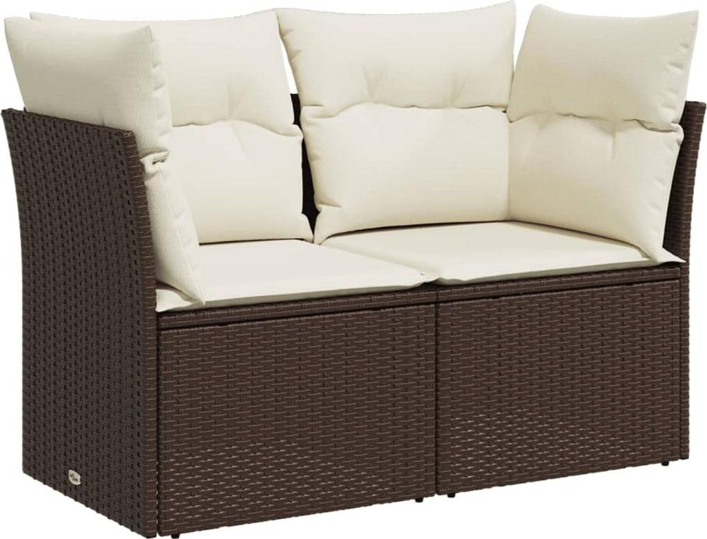 VidaXL 366217, 2 siedz., Kremowy, 110 kg, 1240 mm, 620 mm, Zdjęcie produktu 