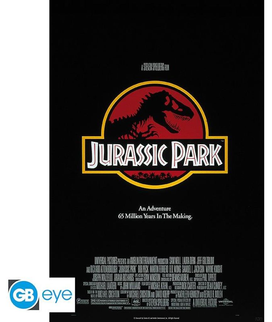 Jurassic Park Film-Poster 91,5 x 61 cm GB Eye laminiert Produktbild 