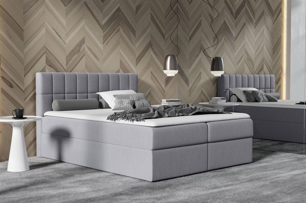 Boxspringbett Schlafzimmerbett GRACE 160x200cm in div. Farbvarianten