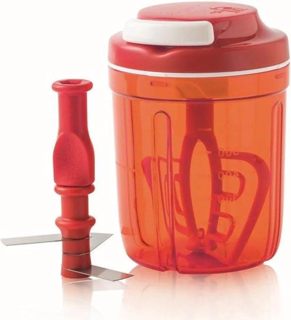 Multi-Chef Red D169 Coupe-légumes à fixation rapide et lames en acier