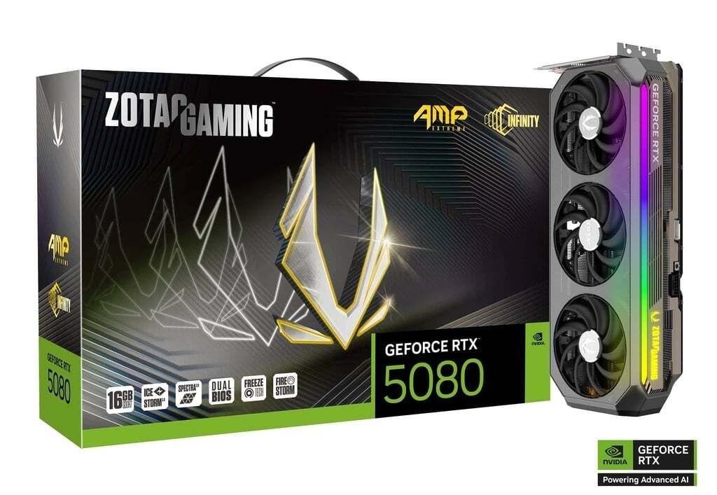 Grafikkarte ZOTAC GAM RTX 5080 AMP Extreme INFINITY