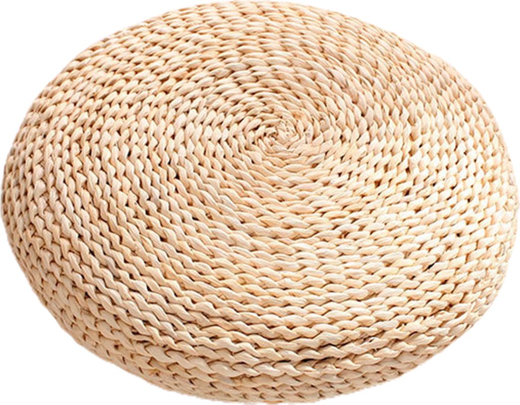 Sitzkissen exquisite Verarbeitung atmungsaktiver runde Form Tatami Futon Meditation Kissen für Balkon-Größen:40*40cm