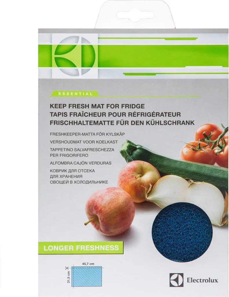 Tapis de réfrigérateur Electrolux anti-moisissure bleu mat réf 9029795425