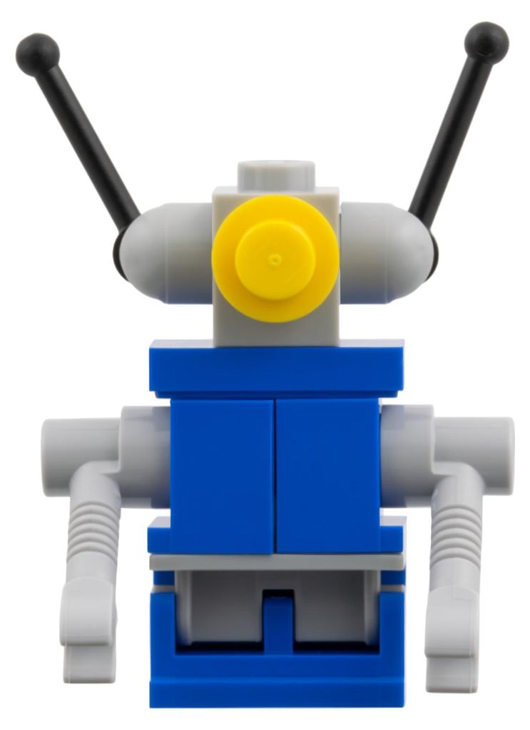 LEGO Minifigur Classic Space Droid - Light Bluish Gray and Produktbild 