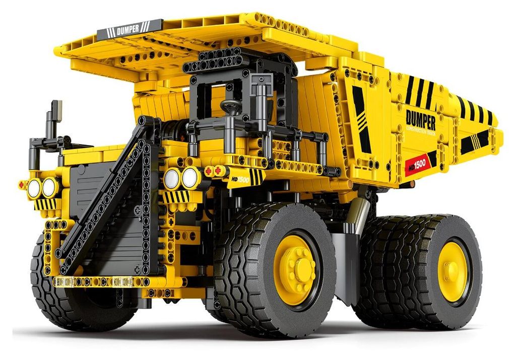 Reobrix 22025 RC Muldenkipper Klemmbaustein Baufahrzeug 1622 Teile ab 14