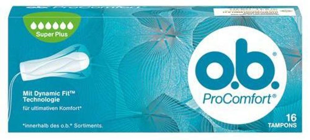 O.B. Tampons Procomfort super plus 16 St Produktbild 