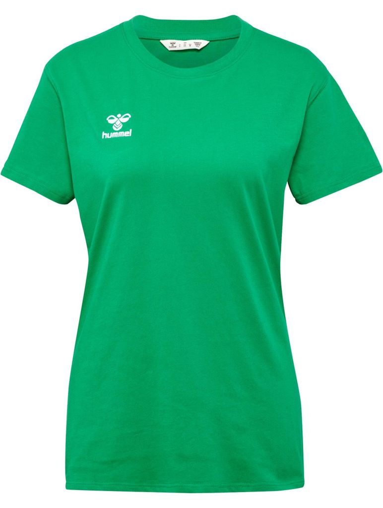 hummel T-Shirt Rundhalsausschnitt gesticktes Logo Regular fit Größe: L
