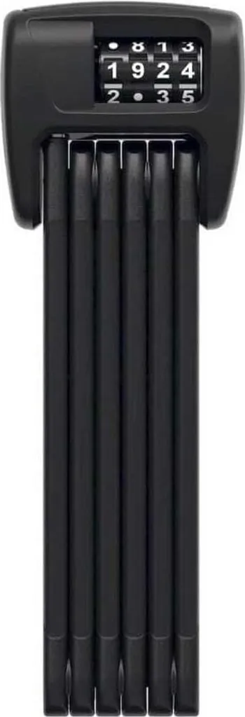 Antivol Vélo Pliable Abus Bordo 6000C à Combinaison - 90cm Noir