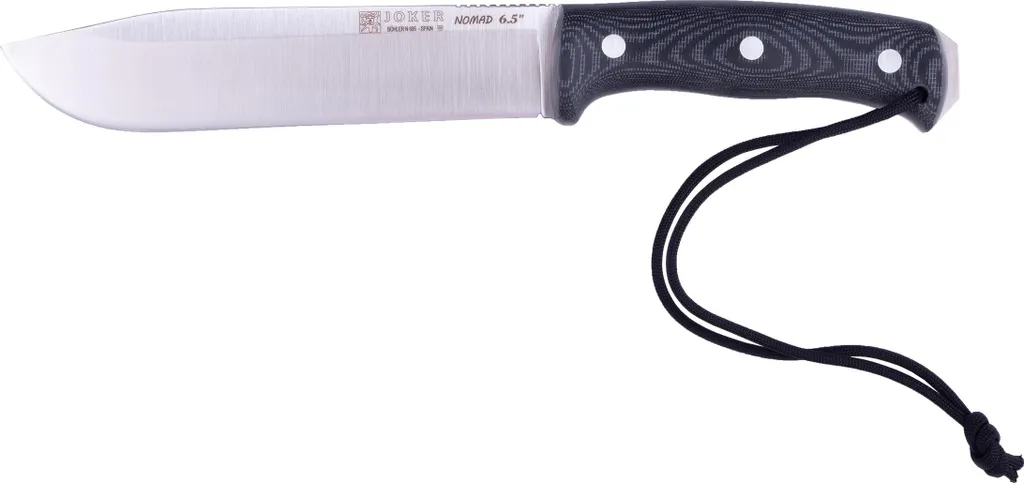 Couteau Joker Nomad 6.5 CM137 Acier Böhler N695 et Manche Micarta Noir