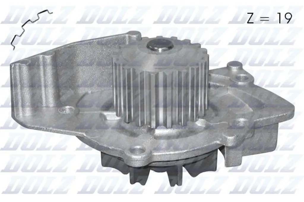 Pompe à eau haute résistance DOLZ C127 pour Peugeot 807 et Ford