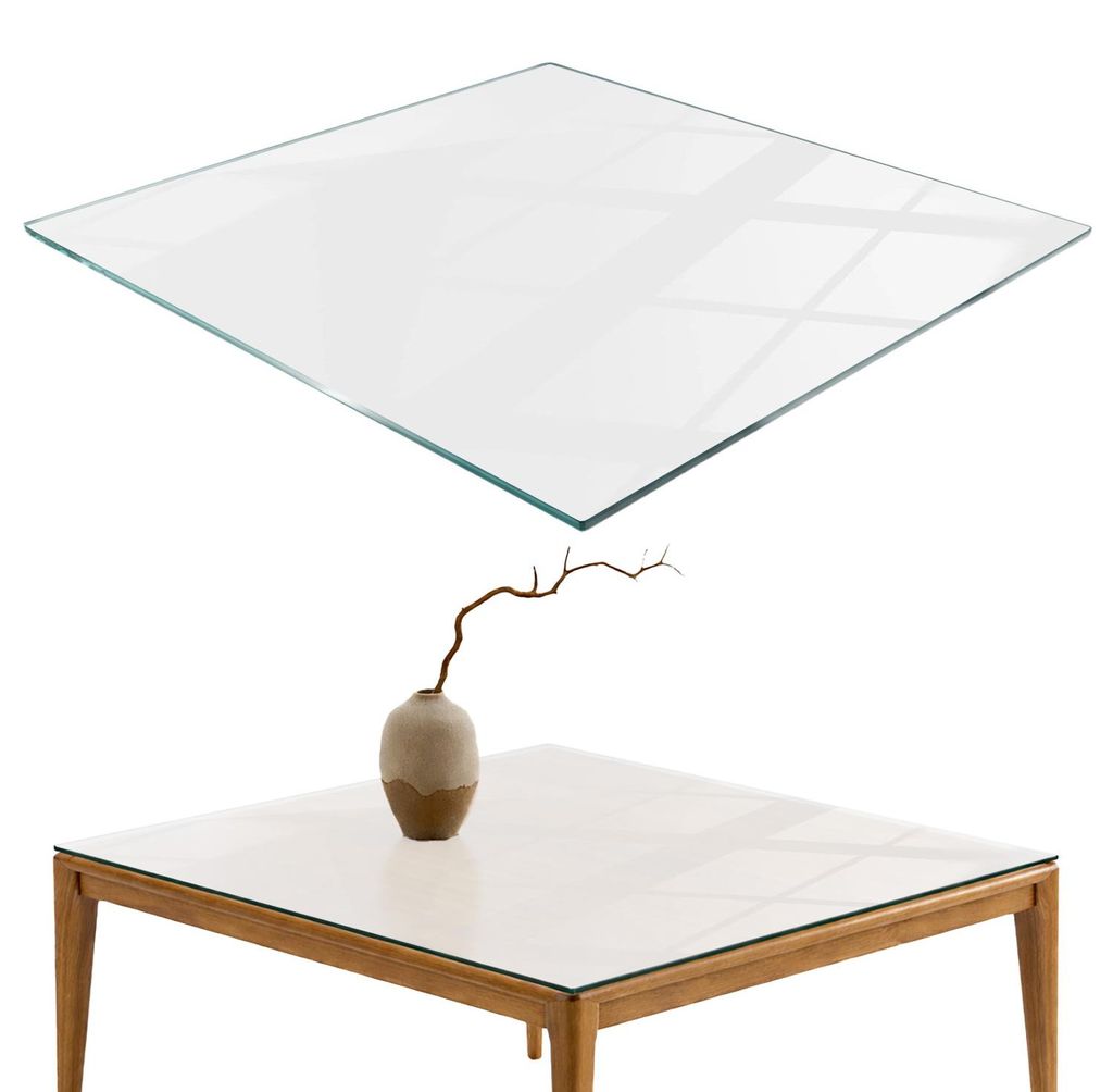 Glasplatte Tisch – Esstischplatte Glas – Tischplatte Glas – Glasarbeitsplatte Tisch – Glasplatte Esstisch – Pflegeleicht – Witterungsbe...