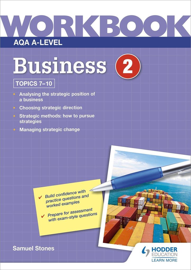 Aqa Alevel Business Workbook 2 – Lingua: Inglese