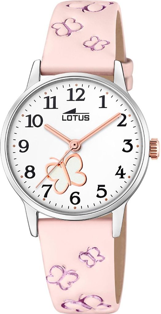 Lotus Jugend Kinder Uhr Classic Elegant Leder Armbanduhr rosa UL18864/2
