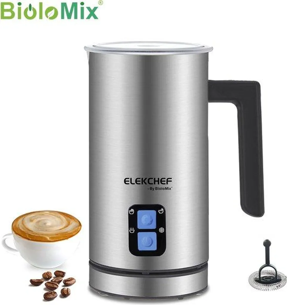 Système électrique 4-en-1 café et cappuccino avec mousseur automatique