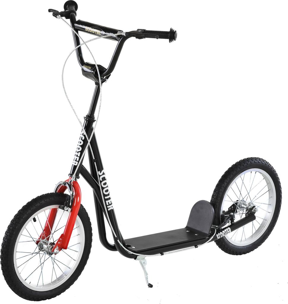Scooter pour enfants HOMCOM 371-021BK, avec frein à main, Image du produit 