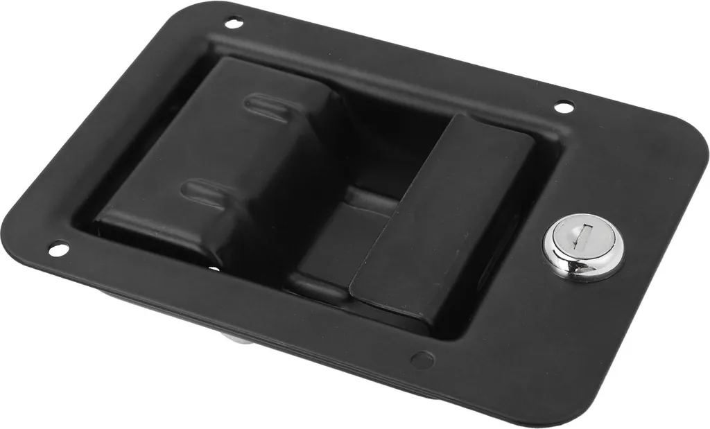 Poignée Robuste Inox 162x115 mm avec Clé pour Boîte à Outils Pro