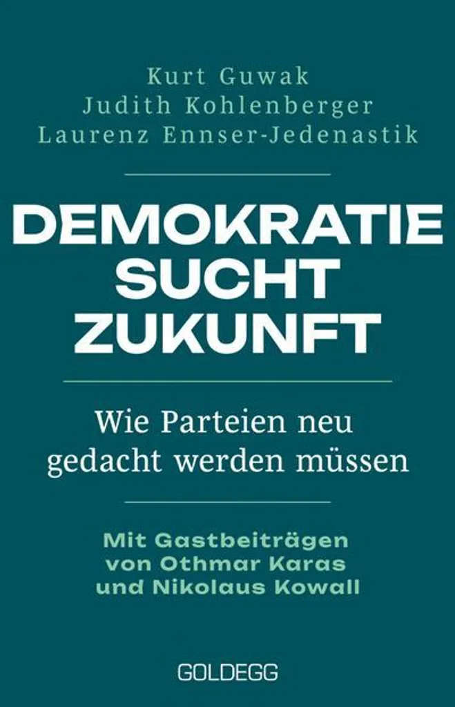 Livre de réflexion sur la démocratie Demokratie sucht Zukunft broché