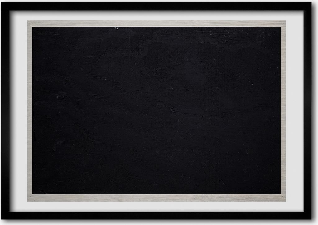 Bild - Bilderrahmen - 100 cm x 70 cm - MDF - Rahmen - Foto - Wandkunst Tafel