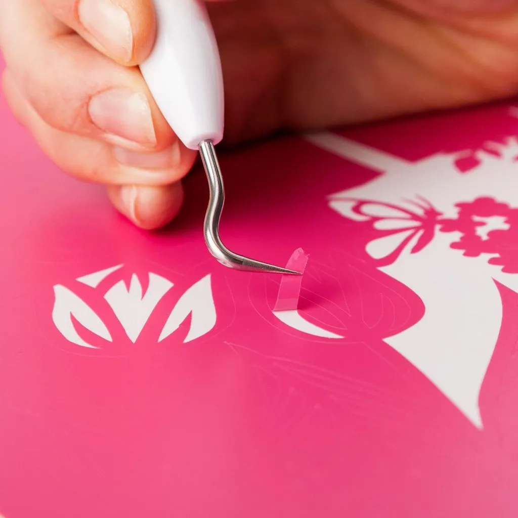 Kit d'outils d'échenillage Cricut haute précision avec spatule et pince