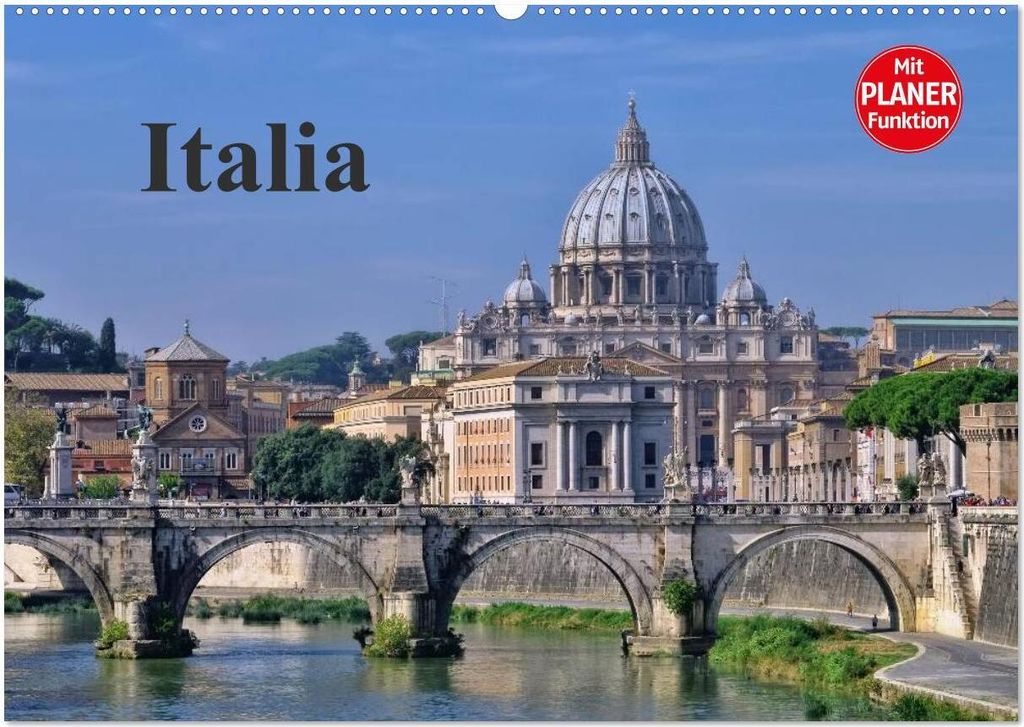 Italia (Wandkalender 2026 DIN A2 quer), CALVENDO Monatskalender