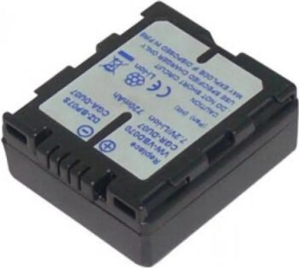 Batteria Li-ion 720mAh per Panasonic VDR-M70 VDR-M55E-S PowerSmart