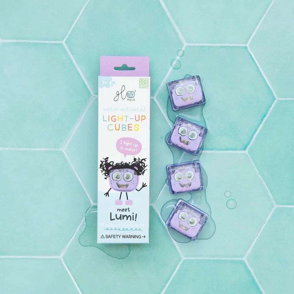 glo Pals Lila Light-up Cubes Produktbild 