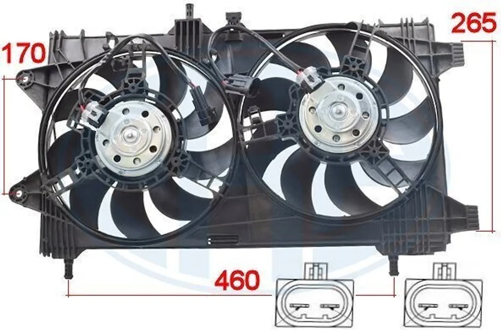 Ventilateur de radiateur pour Fiat Punto : Remplacez votre pièce 46524624