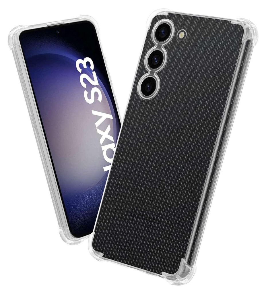 Cadorabo Hülle für Samsung Galaxy S23 in VOLL TRANSPARENT Produktbild 