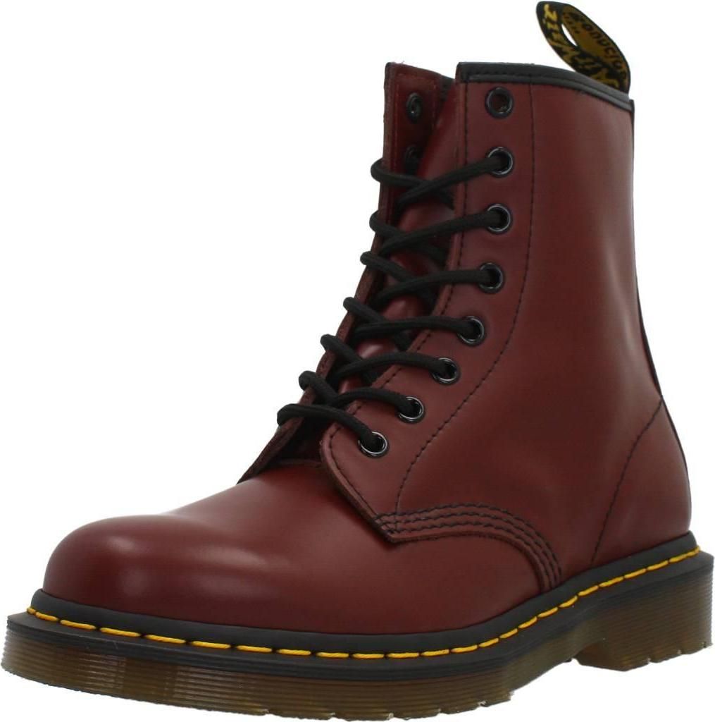 Botines Hombre Modèle Dr. Martens Cherry Red Smooth Couleur Image du produit 