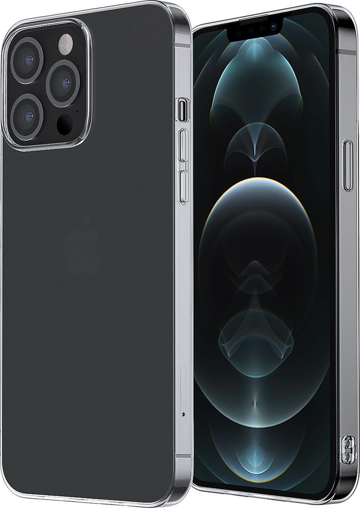 iPhone 13 Pro Max TPU Back Cover - Transparent