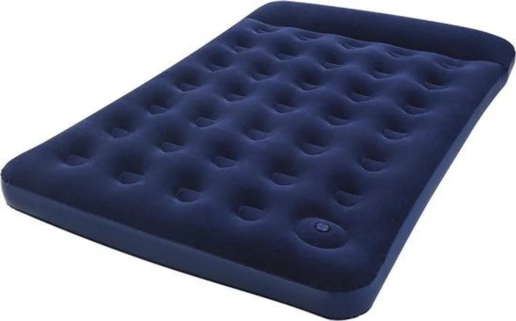 Matelas gonflable 2 personnes Blue Horizon avec pompe à pied intégrée