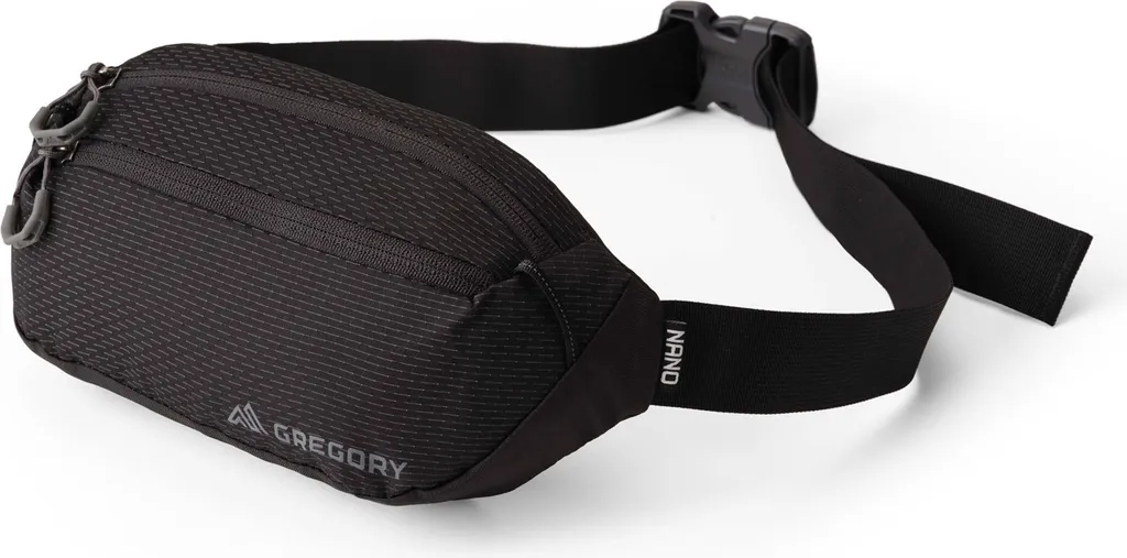 Gregory Nano Waistpack Mini Optic Black - Banane de Sport Ultra Légère