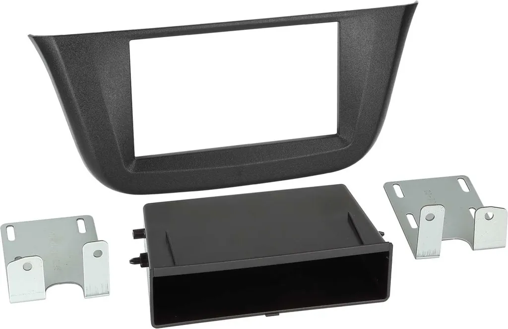 Cadre autoradio 2-DIN grainé avec vide poche pour Iveco Daily 2014-2024