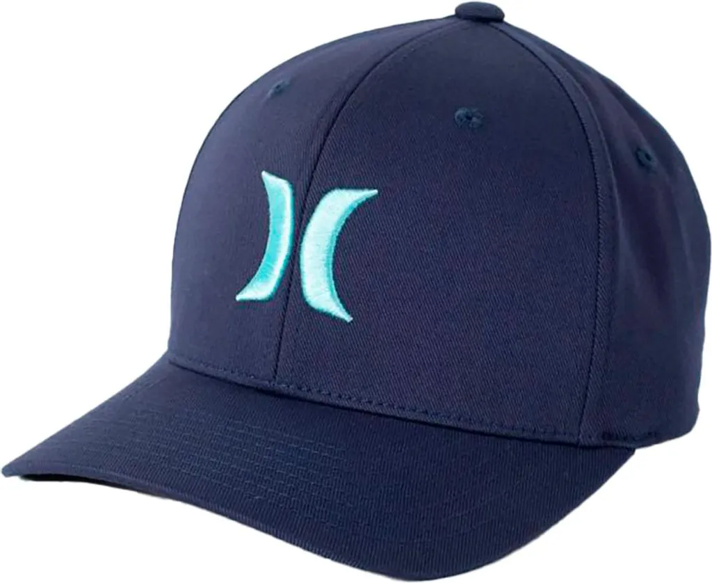 Hurley One And Only Cappello Blu L-XL Uomo Flexfit Originale