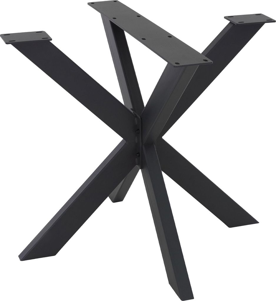 ML-Design stolové nohy Spider cross frame, 85x85x71 cm, Obrázek produktu 