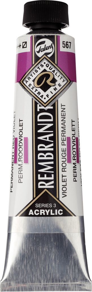 Rembrandt Acrylfarbe Tube 40 ml Permanentrotviolett 567