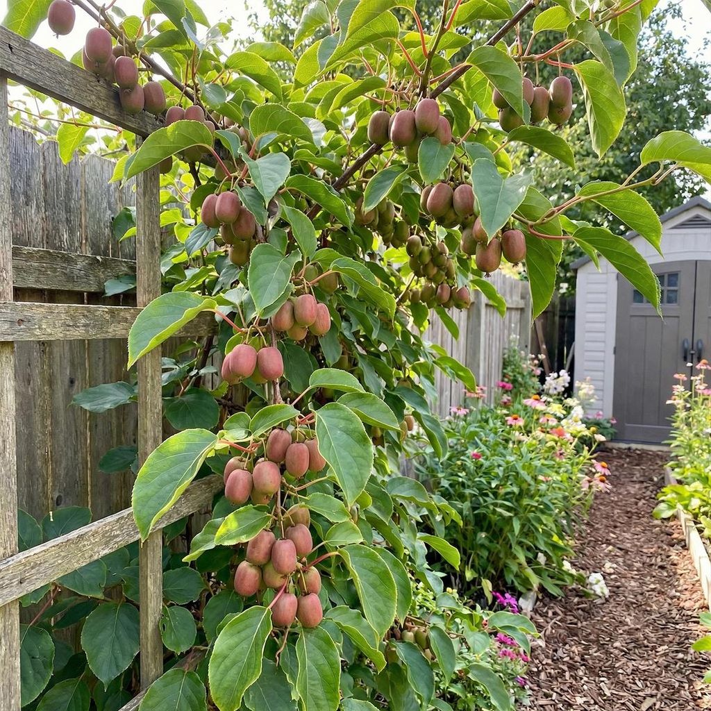 x1 Actinidia arguta 'Ken's Red' P15 H60 Produktbild 