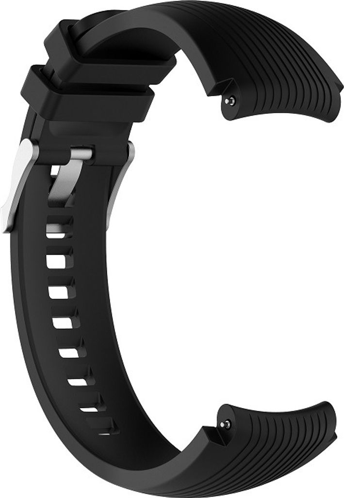 BStrap Silicone Davis Armband für Huawei Watch 3 / 3 Pro, black
