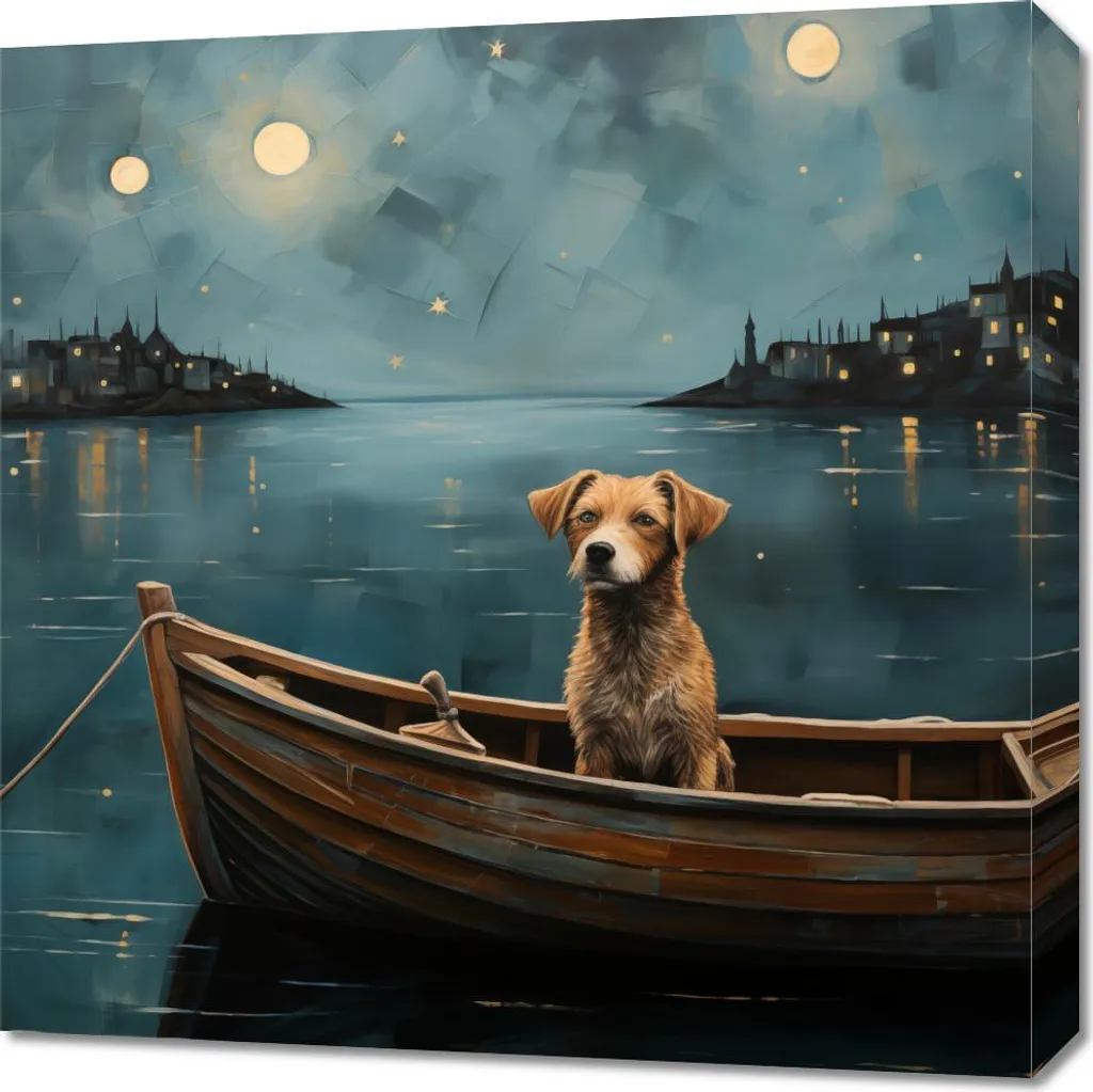 Quadro 60x60 cm Avventura di mezzanotte