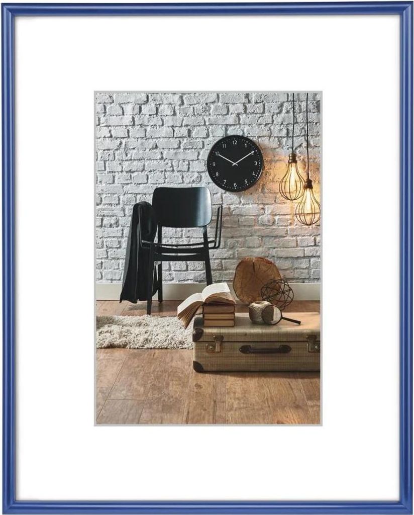 Bilderrahmen Kunststoff Sevilla blau 10x15 cm