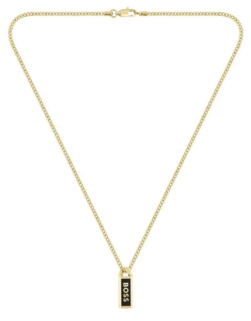 Collier doré homme Kassy Emblem 1580678 : Ne ternit pas, reste brillant