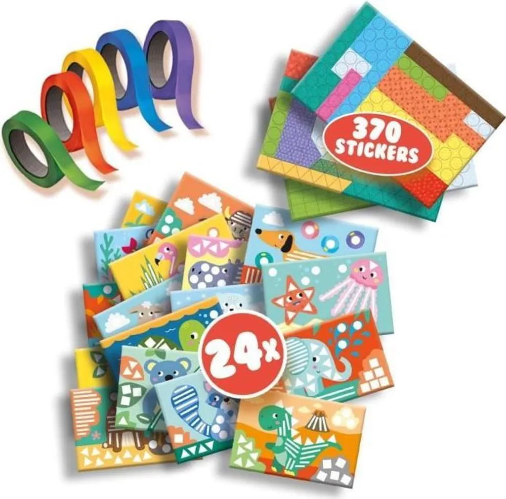 SES Creative Set 370 Adesivi per Bambini 3+ Anni - Motricità Fine - 2