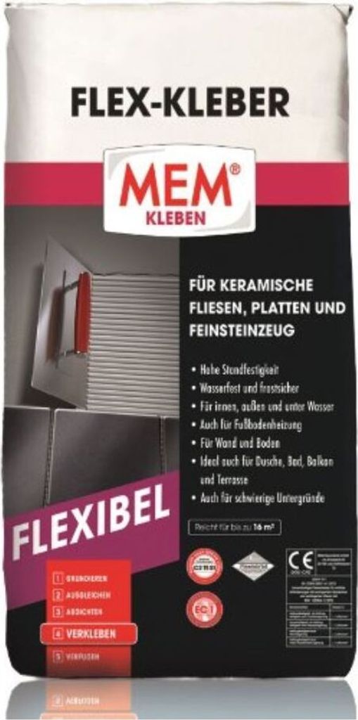 MEM Flexkleber 25 Kg Produktbild 