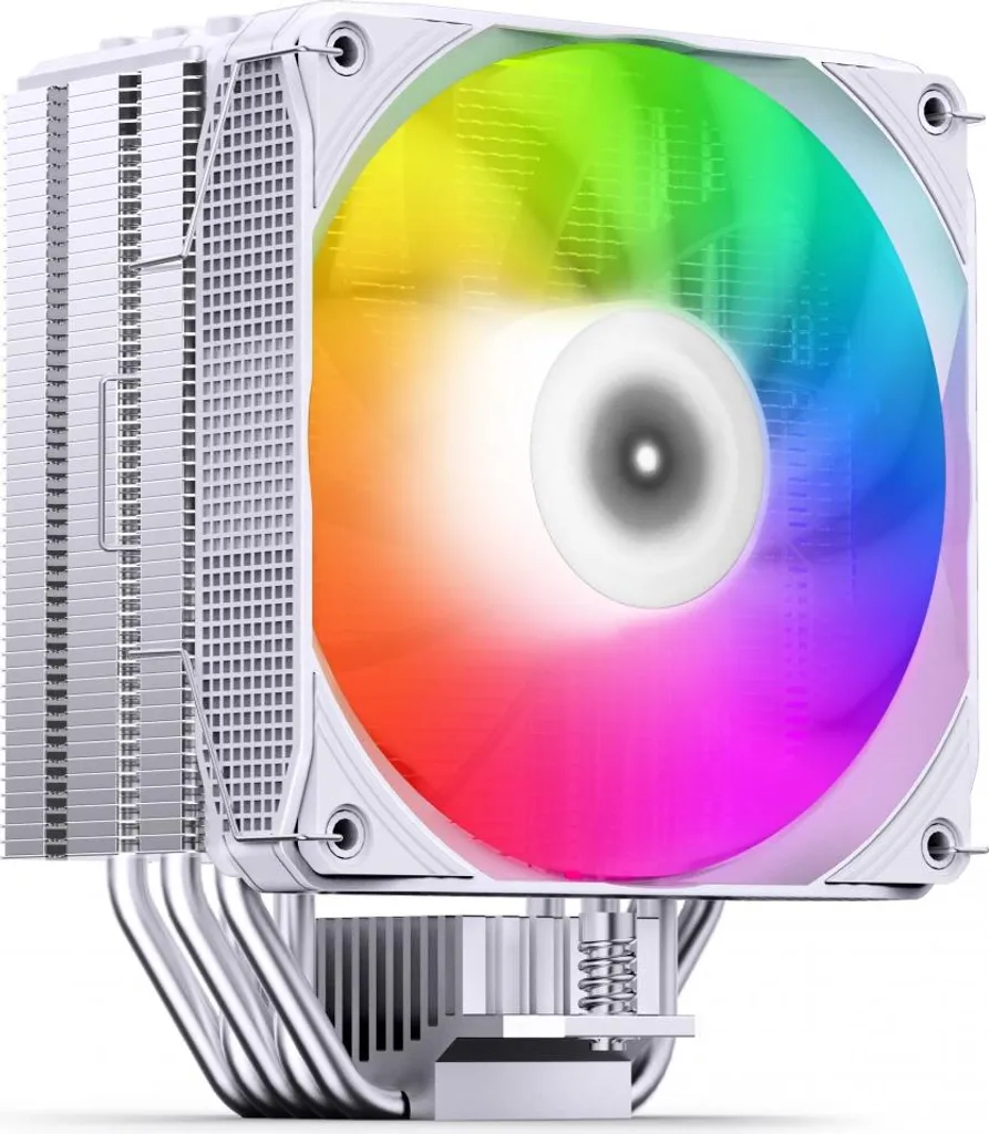 Ventirad CPU Jonsbo PISA A5 Blanc avec Ventilateur ARGB PWM Silencieux