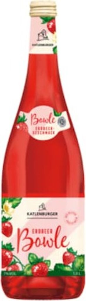 Katlenburger Bowle Erdbeere 7% Vol (1 l) Produktbild 