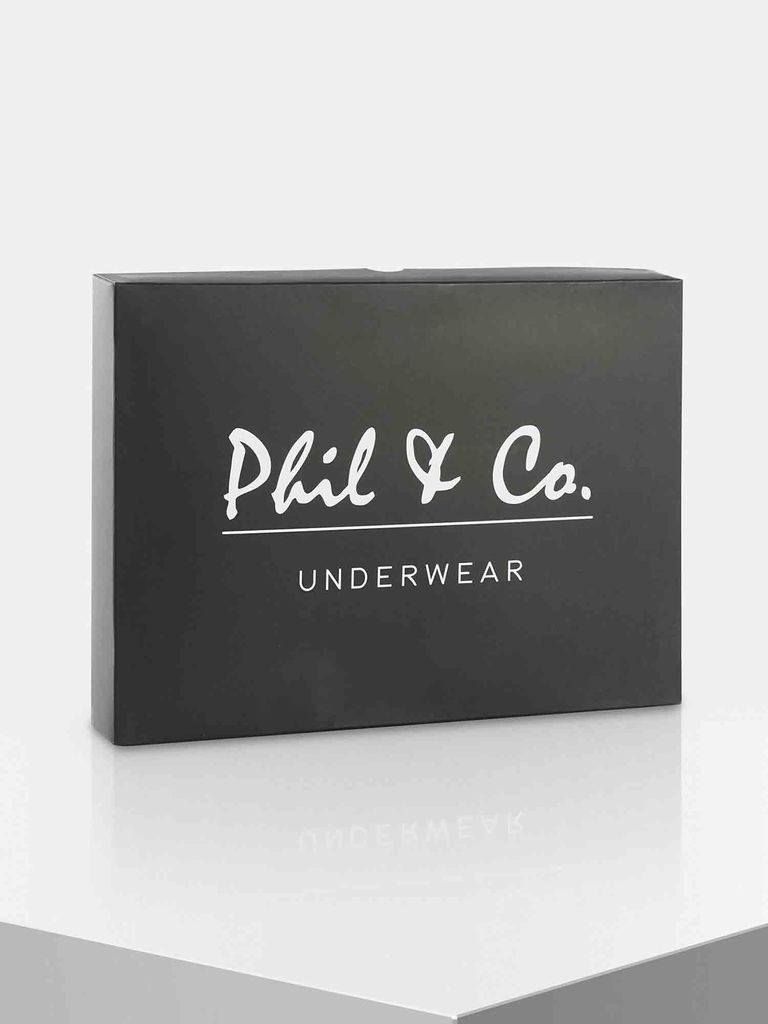 Phil & Co. Berlin Herren Retro Pants 8-Pack Jersey - Black Produktbild 