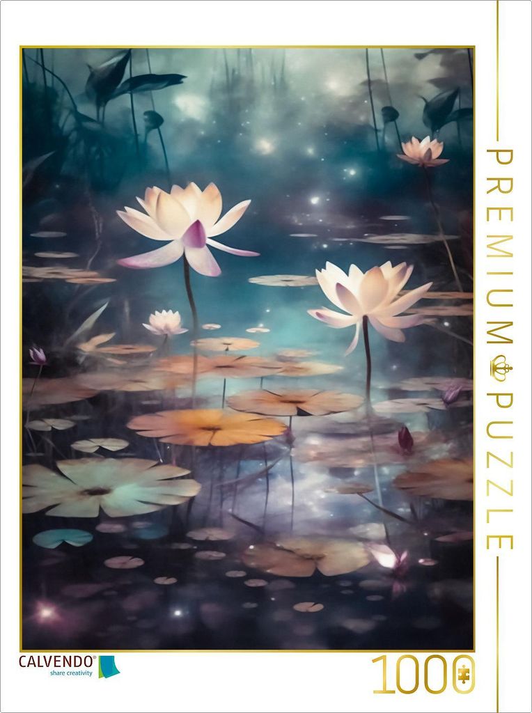 CALVENDO Puzzle Der Tanz der Lillies | 1000 Teile Lege-Größe 64x48cm Foto-Puzzle für glückliche Stunden