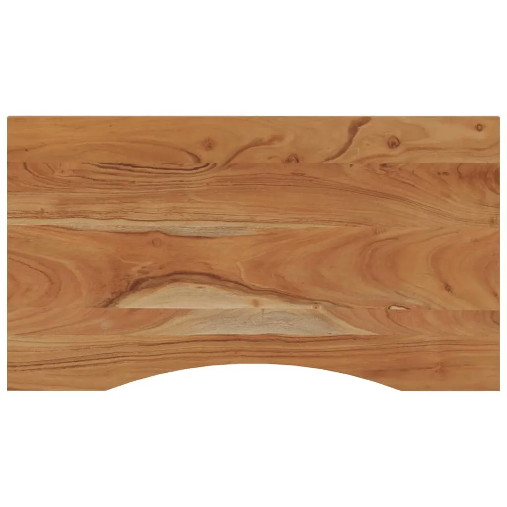 SYFAX™ Piano Scrivania 100x50x2,5cm Rettangolare Legno Massello Acacia